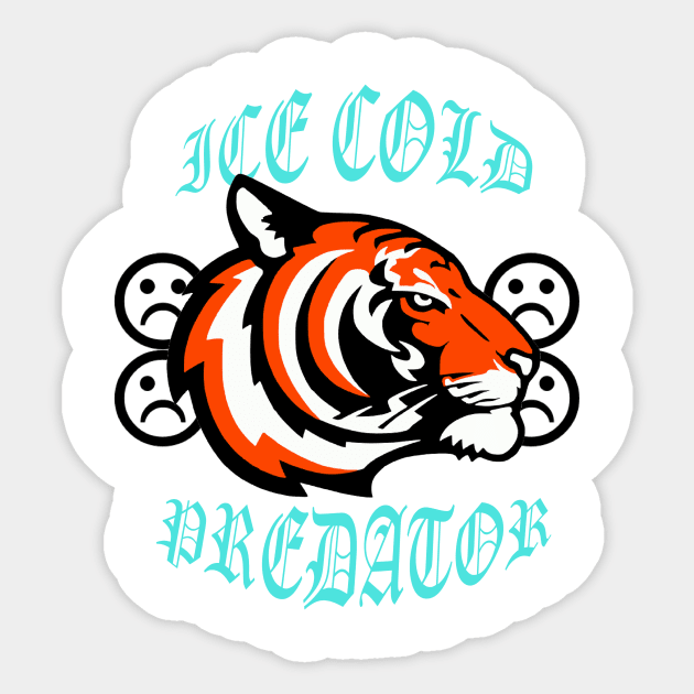 icy tiger predator Sticker by Simonpeters98